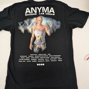 ANYMA Matteo Milleri Genesy Sphere Las Vegas 2025 Concert Merch Black Tee Unisex